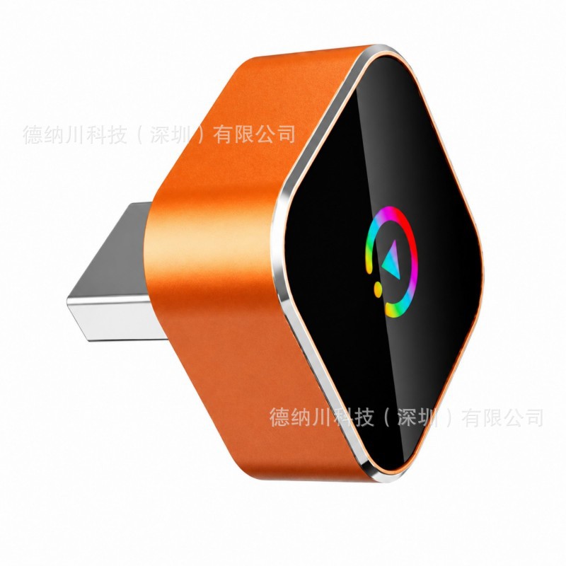 Cross-Border Best-Selling Wired-To-Wireless Carplay Box Android Auto Two-In-One Car Interconnection Box Adapter