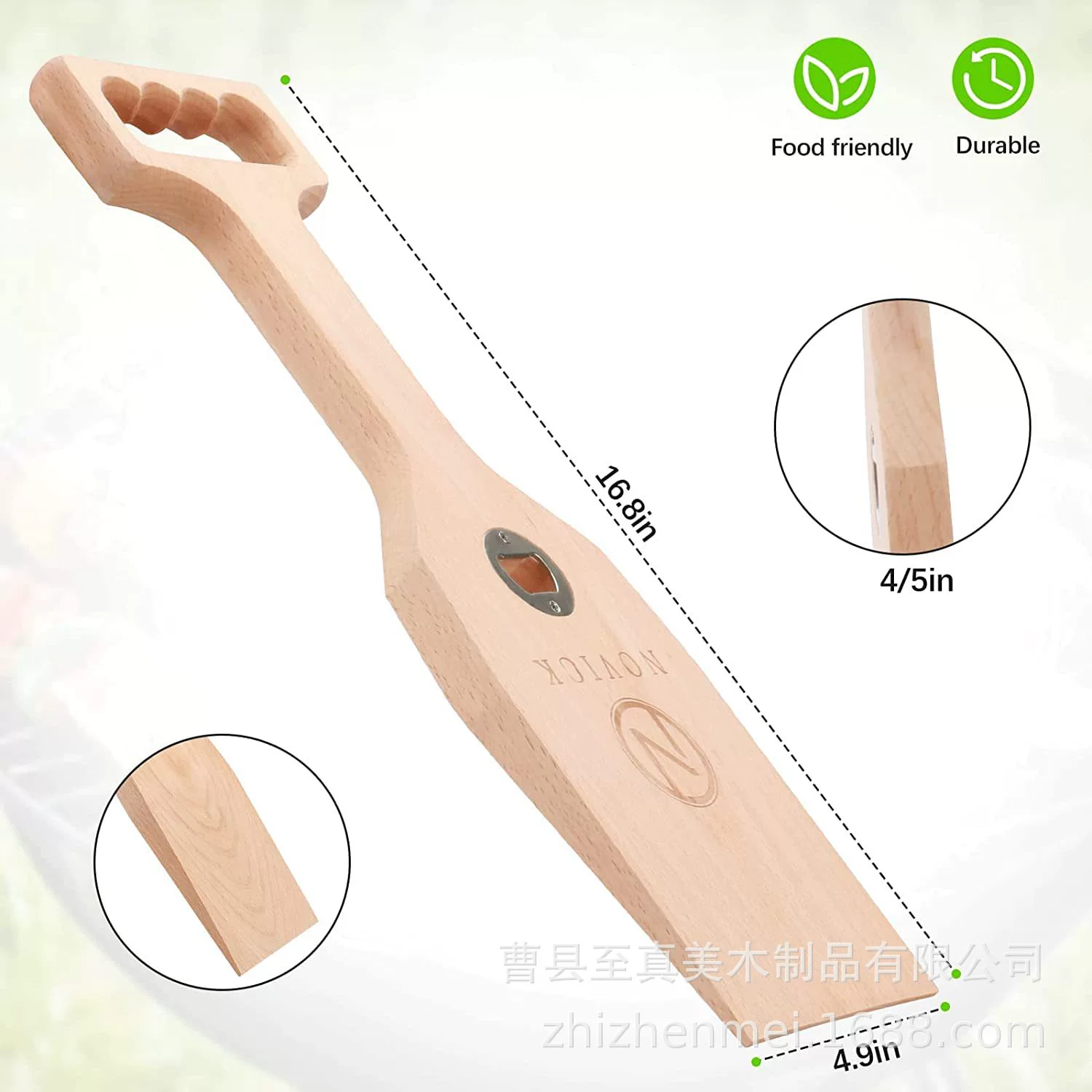 Деревянный шабер для барбекю деревянный очиститель барбекю деревянная щетка для барбекю бесщеточный инструмент для чистки барбекю