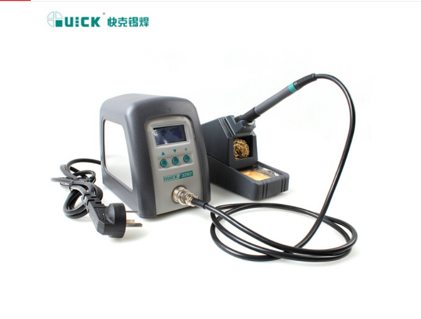QUICK快克3202恒温数显焊台工业无铅焊接电焊机90W电烙铁维修工具