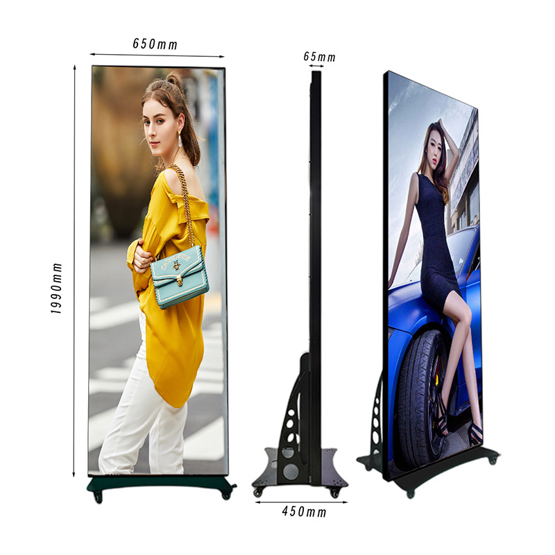 Espejo Electrónico Móvil LED Xinkecai, Admite Control Remoto de Pantalla a Través del Teléfono Móvil, Mismo Modelo Utilizado en Centros Comerciales e Industrias.