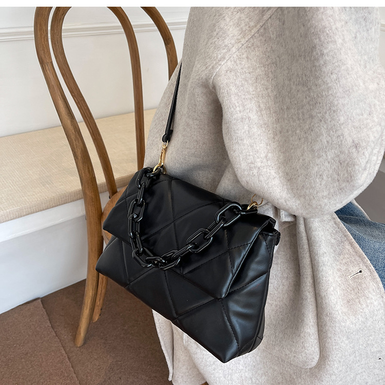 Herbst und Wintertaschen 2021 neue trendige Taschen Damentaschen Fashion OneShoulder Messenger Bagpicture10