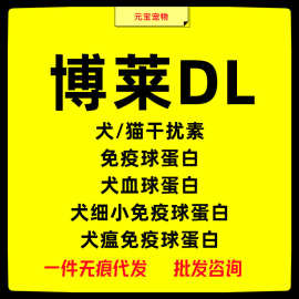 【顺丰】博莱得利犬猫干扰素利白素免疫球蛋白 白蛋白 整盒犬猫用