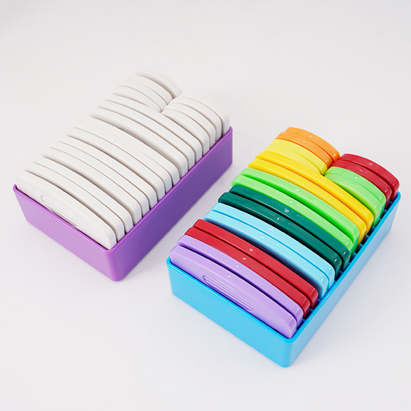 Suéter bufanda aguja fija fijador herramienta de tejido de bricolaje chal suéter aguja de peinado aguja de peinado trenzado aguja de peinado