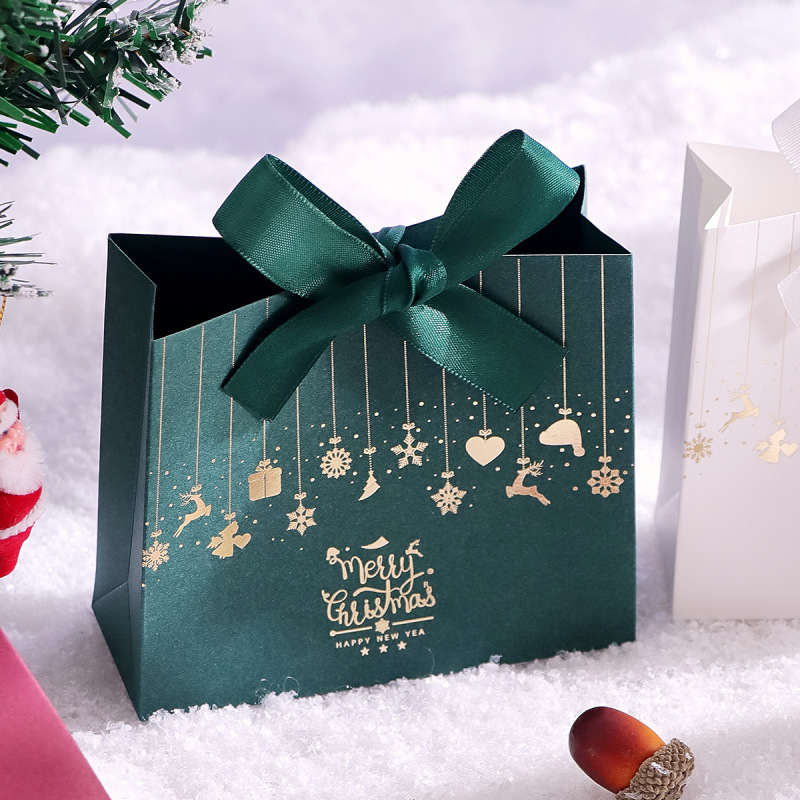 Merry Christmas糖果盒圣诞节礼品包装盒简约时尚礼品袋跨境热卖|undefined