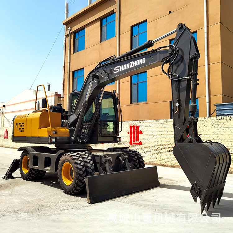 135轮式挖掘机 胶轮挖掘机价格 高性价比的轮挖