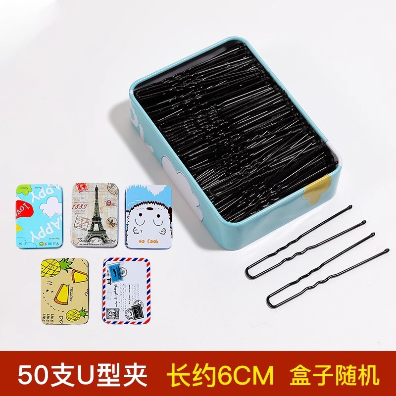 Clip de cabello de acero negro para mujeres, clip de cabello lateral, clip de cabello roto, frente, clip de frangeo, toque de cabello para adultos