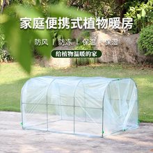 蔬菜小暖棚温室阳台大棚骨架家用多肉植物透明罩子庭院室外定 制