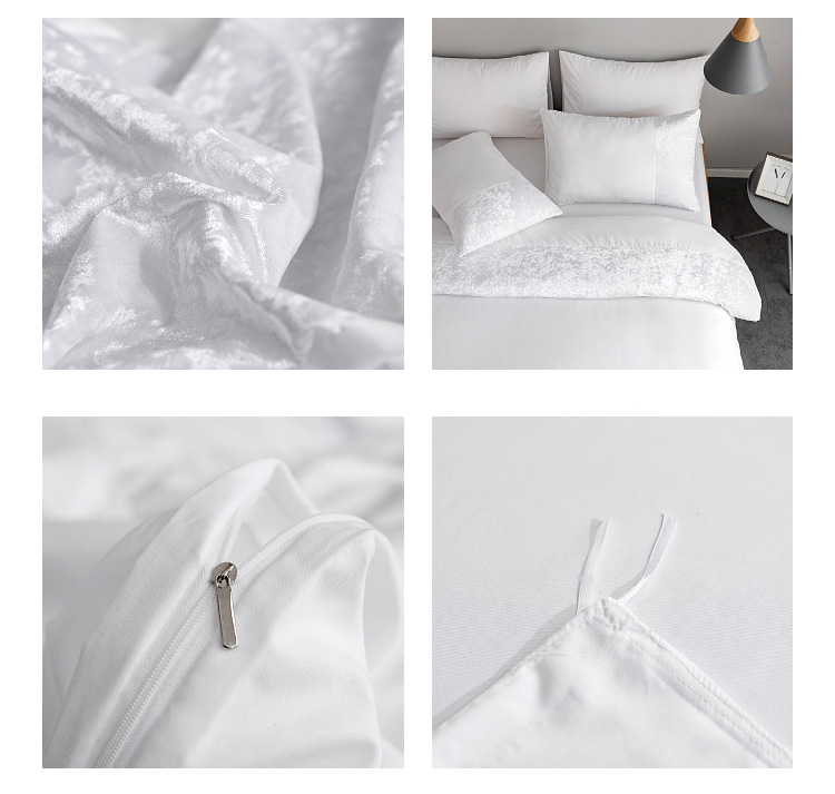 Boman Lakástextil ágynemű Három részes méretű bársony összefűzött paplanhuzat szett_voghion.com