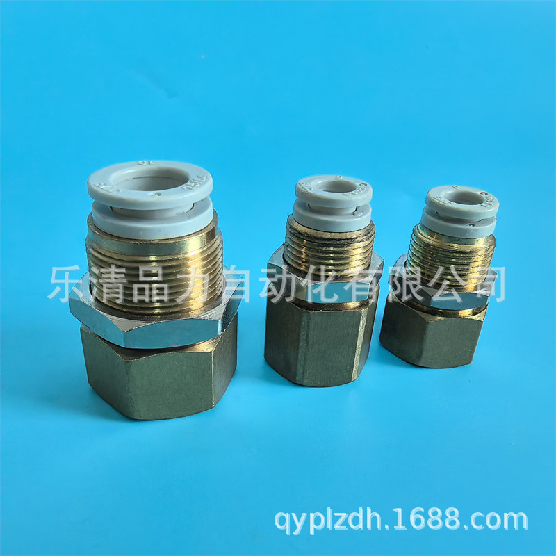 隔板接头KQ2E23/04/06/08/10/12/16-01N-02N-03N-04N/A内螺纹直通