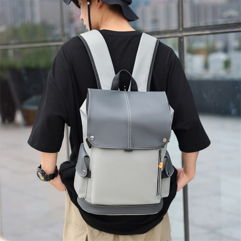 브랜드 배낭 남성 배낭 대용량 비즈니스 야외 여행 휴대용 컴퓨터 가방 대학 학생 Schoolbag