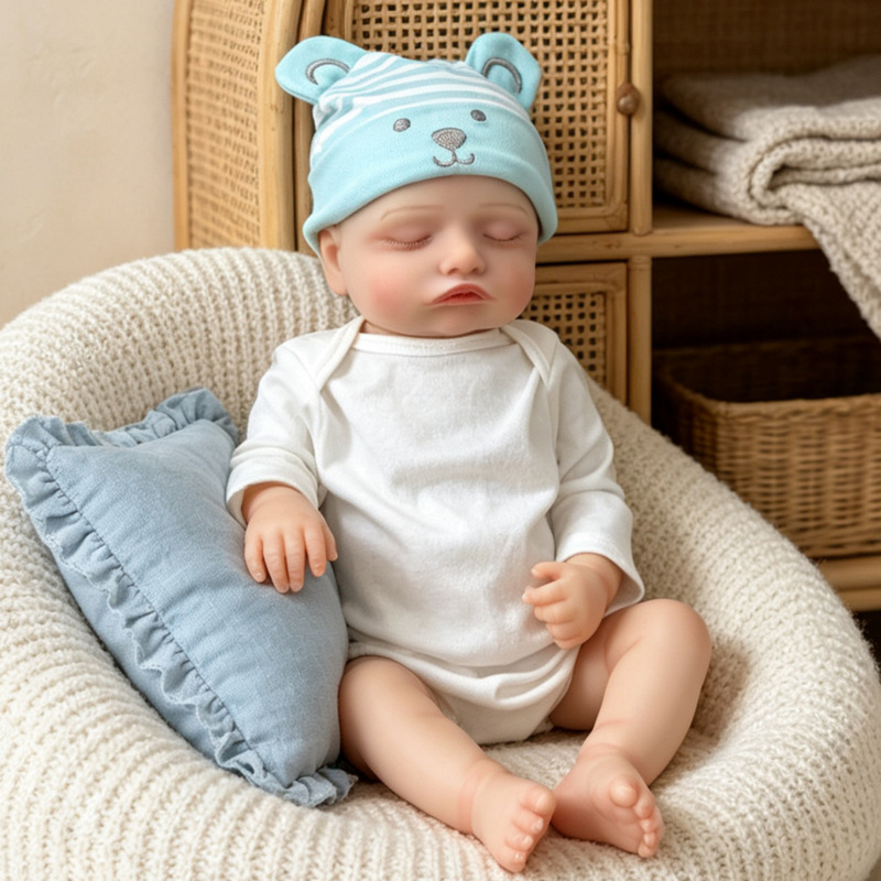 50cm new white romper cross-border realistic baby doll Rosalie, handcrafted with exquisite 3D painted skin, full silicone 50cm new white romper cross-border realistic baby doll Rosalie, handcrafted with exquisite 3D painted skin, full silicone