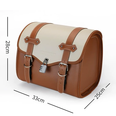 Vehicle Helmet Storage Bag – Motorcycle trunk - newly-upgraded-brown-bottom-quick-release-model