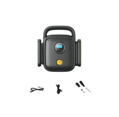 stopping speed inflator, Hava nasosu - zy-5101-19-cylinder-digital-display-dual-use-model-2000mah3-lithium-batteries-vehicle-cable
