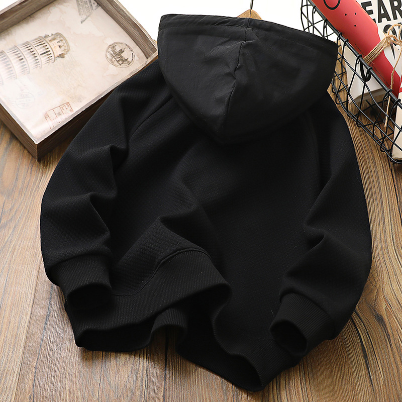 Sudadera deportiva con capucha para niños de mediana edad, top de manga larga, ropa de primavera y otoño, ropa informal para niños nuevos_voghion.com