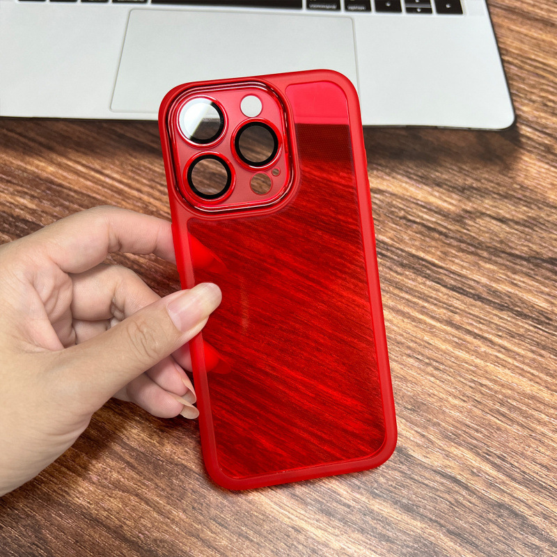 魅眼TPU适用苹果16Pro精孔13/14手机壳iPhone17自带镜头膜保护套|undefined