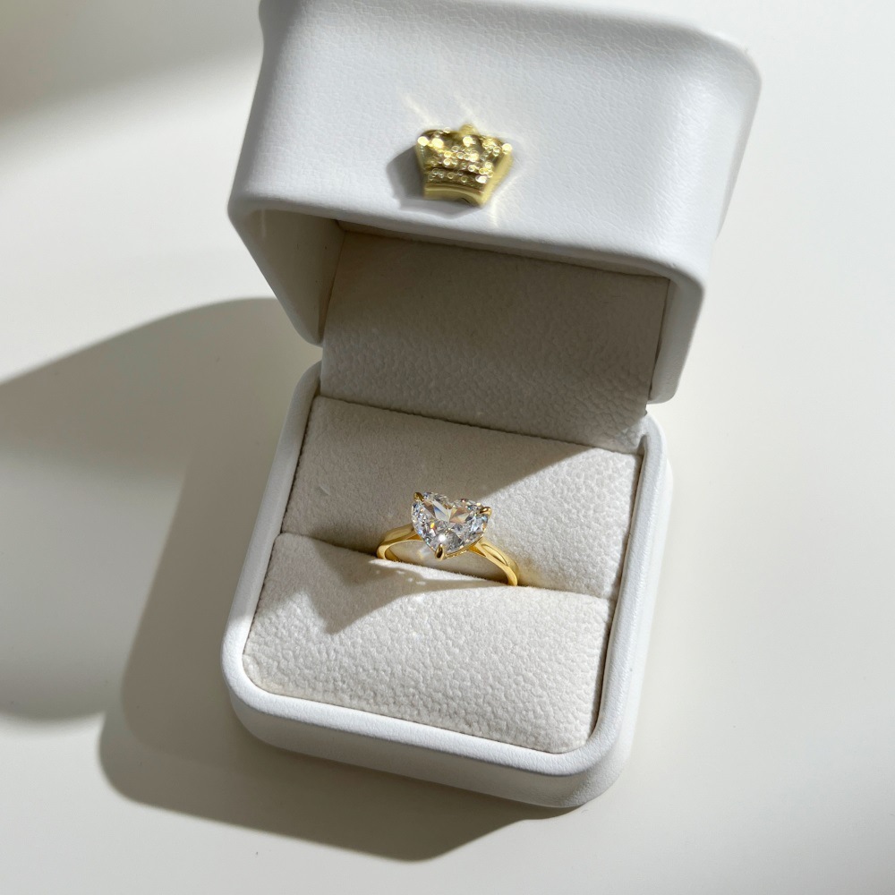 3g Weight Zircon Inlay Material Rings Classification Daily Occasion 925 Sterling Silver Material Valentine'S Day, Mother'S Day Festival Heart Shape Pattern 2025 Spring and Summer Season Women's Gender Plating Design Elegant, Simple Style Style 925 Sterling Silver Heart Shape Zircon Valentine'S Day Mother'S Day Rings 10