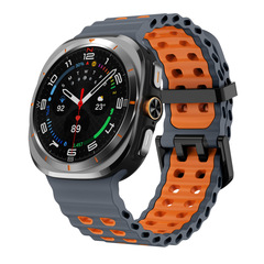 サムスンスマートウォッチGalaxy Watch7 Ultra海洋通気2色シリコン交換バンドを適用