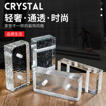 多形状玻璃砖白色透明水晶砖酒吧卫生间屏风隔断墙水晶玻璃砖批发