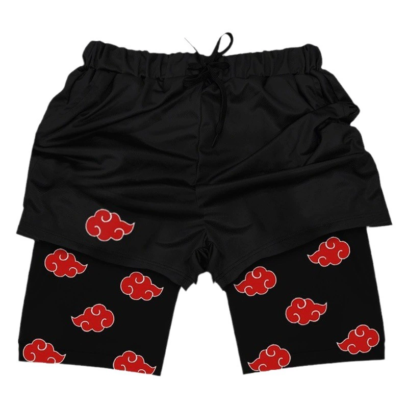 Longzhu Series Шорты с 3D цифровым принтом, двухслойные пляжные брюки, трансграничная электронная коммерция, Лидер продаж