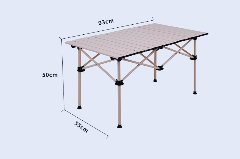 户外折叠桌超轻铝合金便携式蛋卷桌露营烧烤野餐桌子钓鱼野炊装备详情21