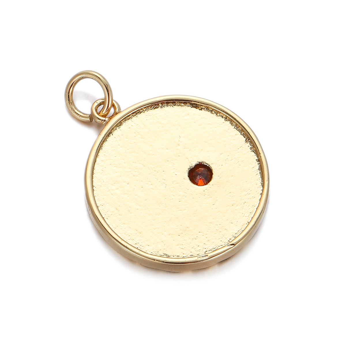 4g Weight Pendant Jewelry Making Type Gold Plated Plating Material Zircon Inlay Material 1 Piece Quantity Holiday, Daily Occasion Copper Material Geometric, Star, Moon Pattern Women's Gender Enamel Design Simple Style Style 1 Piece Copper Zircon Gold Plated Geometric Star Moon Pendant 15
