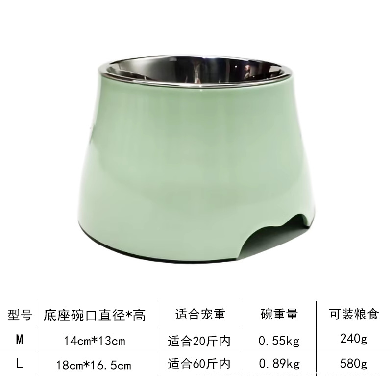 Taza de pies altos - verde claro
