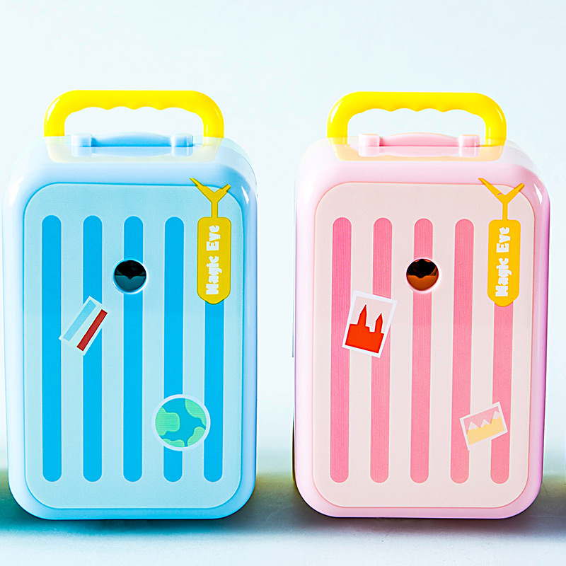 5202 estudiante mano sacapuntas niños dibujos animados lápiz sacapuntas equipaje sacapuntas aleación acero cuchillo sacapuntas