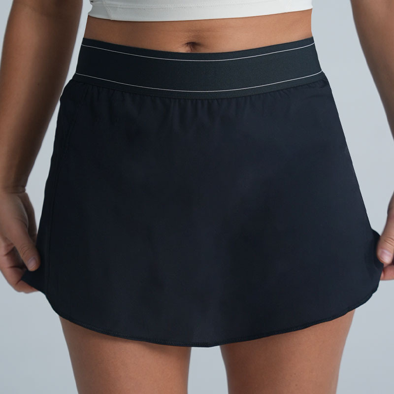 Alosco tenis falda transpirable antifalgas falda de golf texturas para correr rápido secado transpirable yoga bádminton falda corta