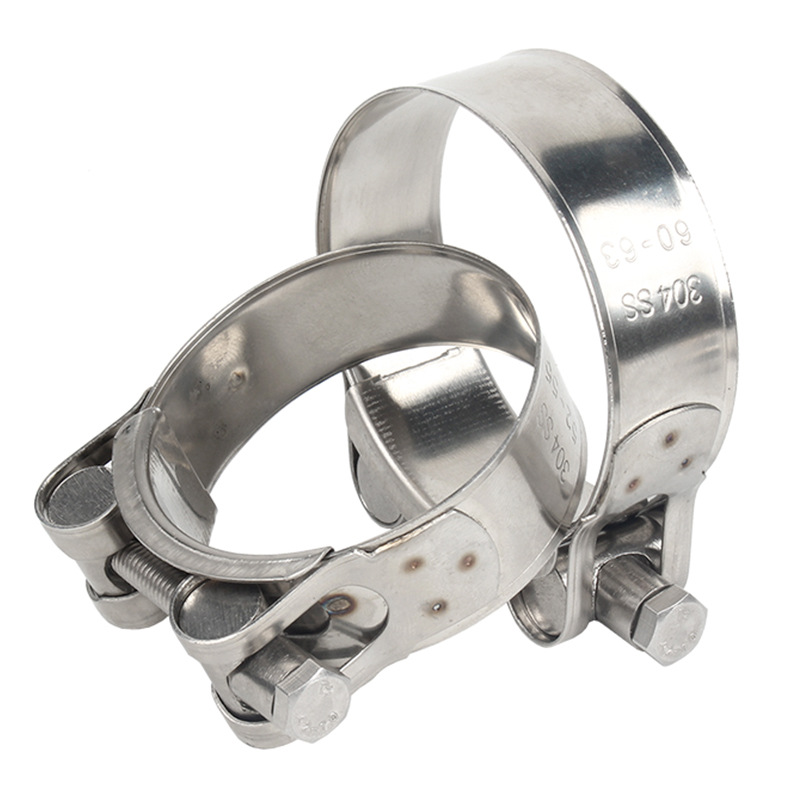 304 stainless steel strong hoop European style hose hoop pipe hoop thickened pipe clamp hoop fixing ring buckle water pipe clamp