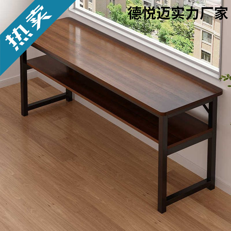 Narrow Table Student Desk Rectangular Simple Table Rental House Workbench Wall-Mounted Rental House Long Table