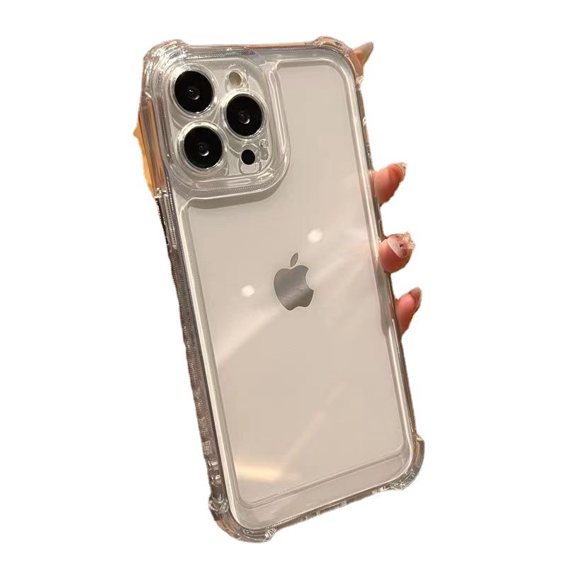 iPhone17四隅エアバッグ落下防止、Apple17ProMax対応、16透明エア保護ケース15|undefined