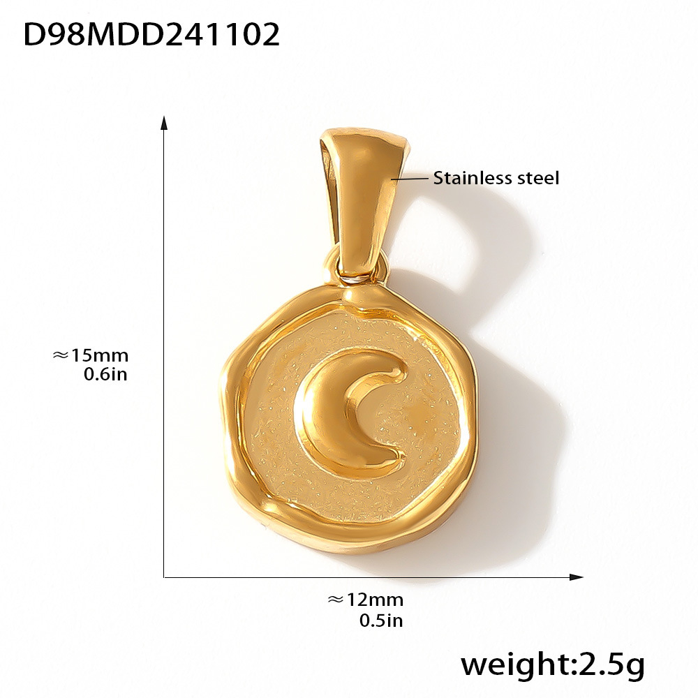 4g Weight Pendant Jewelry Making Type 1 Piece Quantity Daily Occasion 304 Stainless Steel Material Geometric Pattern Unisex Gender Plating Design Classic Style Style Wholesale Jewelry Classic Style Geometric 304 Stainless Steel Plating 8