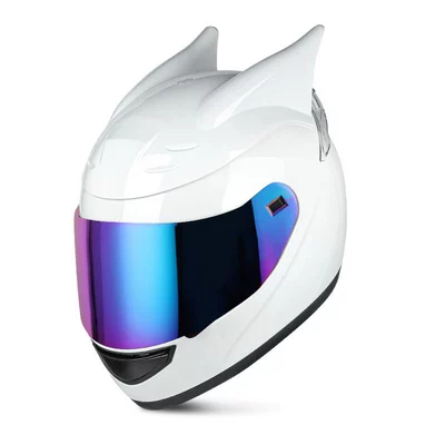 Motorcycle Helmet with Dragon Horns, Motosiklet kaskı (dəbilqə)
