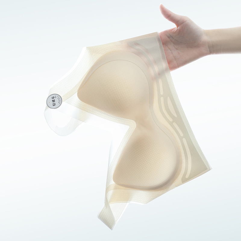 【얼음같은 느낌】가볍게 모아주는 브라, 통기성 좋고 편안한 뷰티백, 무봉제 속옷, 여름용 얇은 여성용