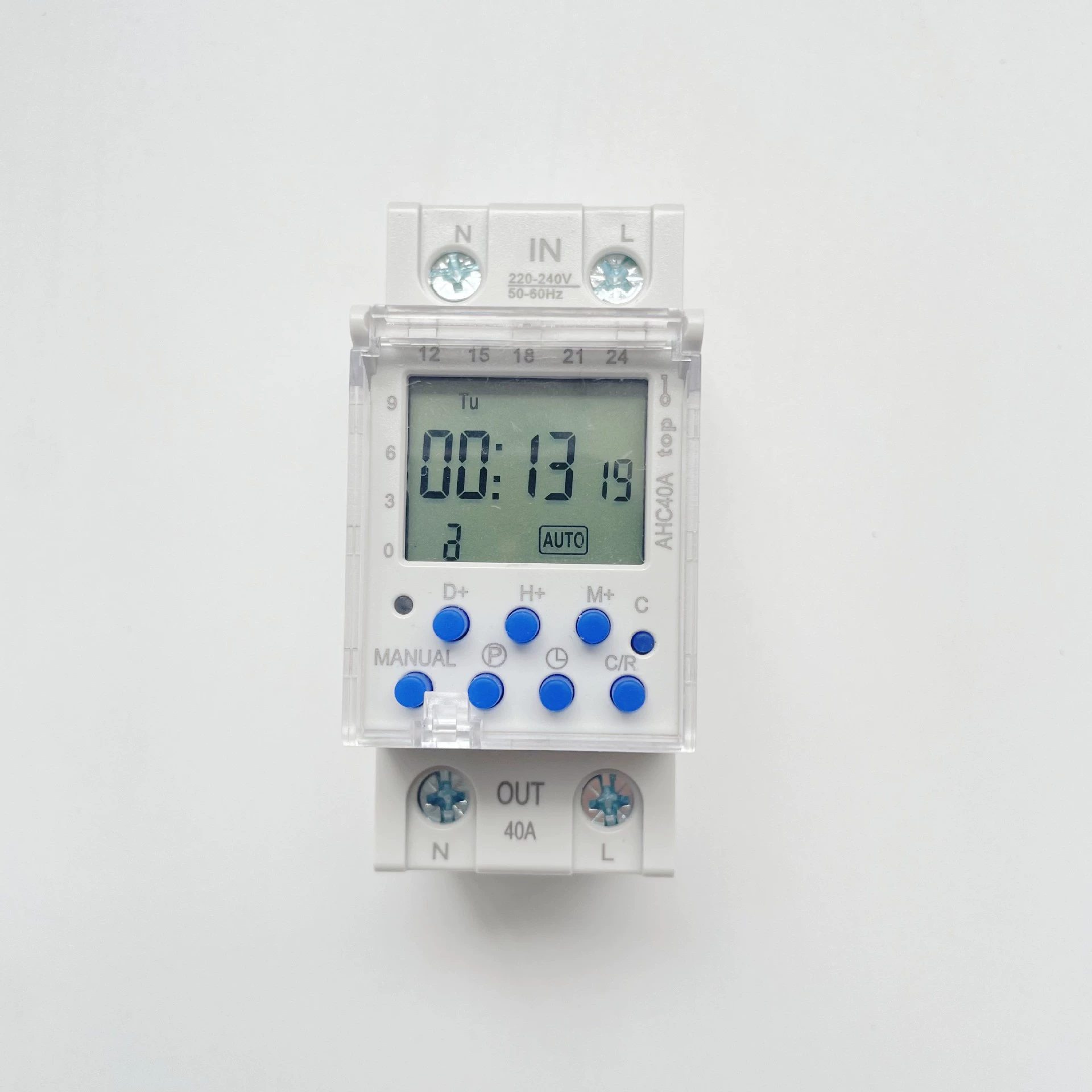 Программируемый таймер времени 40А AHC40A с цифровым дисплеем, цифровой таймер