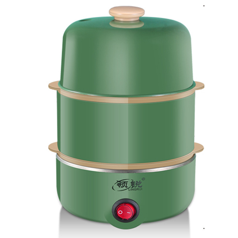 リード多機能ゆで卵器ミニ蒸し卵器自動停電家庭用ステンレス小型卵鍋朝食機|undefined