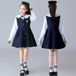 朗诵演出服小学生校服英伦风女演讲比赛幼儿园班服儿童合唱演出服