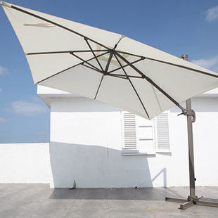 Квадратный уличный зонтик, металлическая высокая регулируемая вилла, 3м, алюминиевый сплав