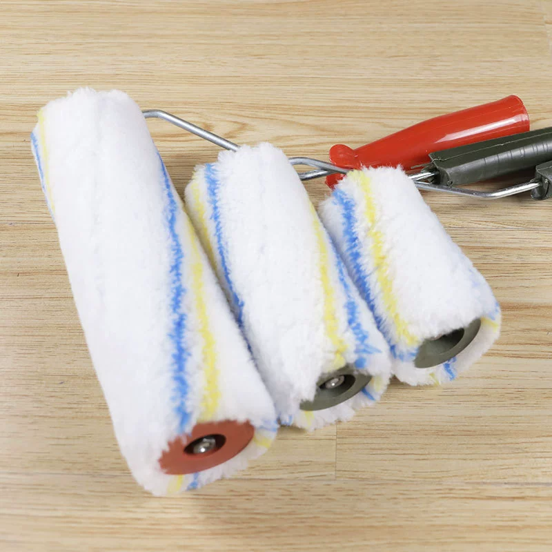 Внутренняя стена Классическая Jinji доступная краска водостойкая краска желтая синяя полоса 4 дюйма 6 дюймов 8 дюймов 9 дюймов роликовая щетка