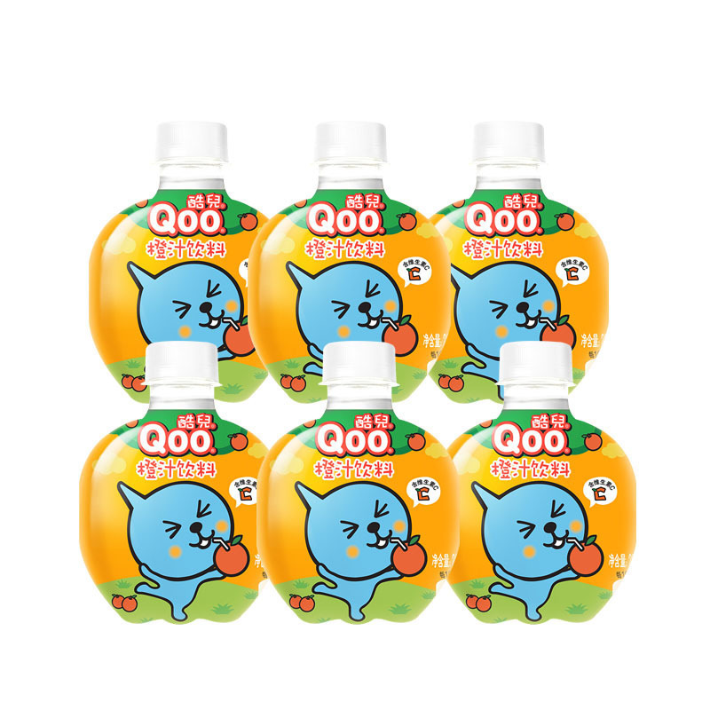 可口可乐美汁源酷儿橙汁饮料260ml*12瓶果汁迷你小瓶装六一礼物|undefined