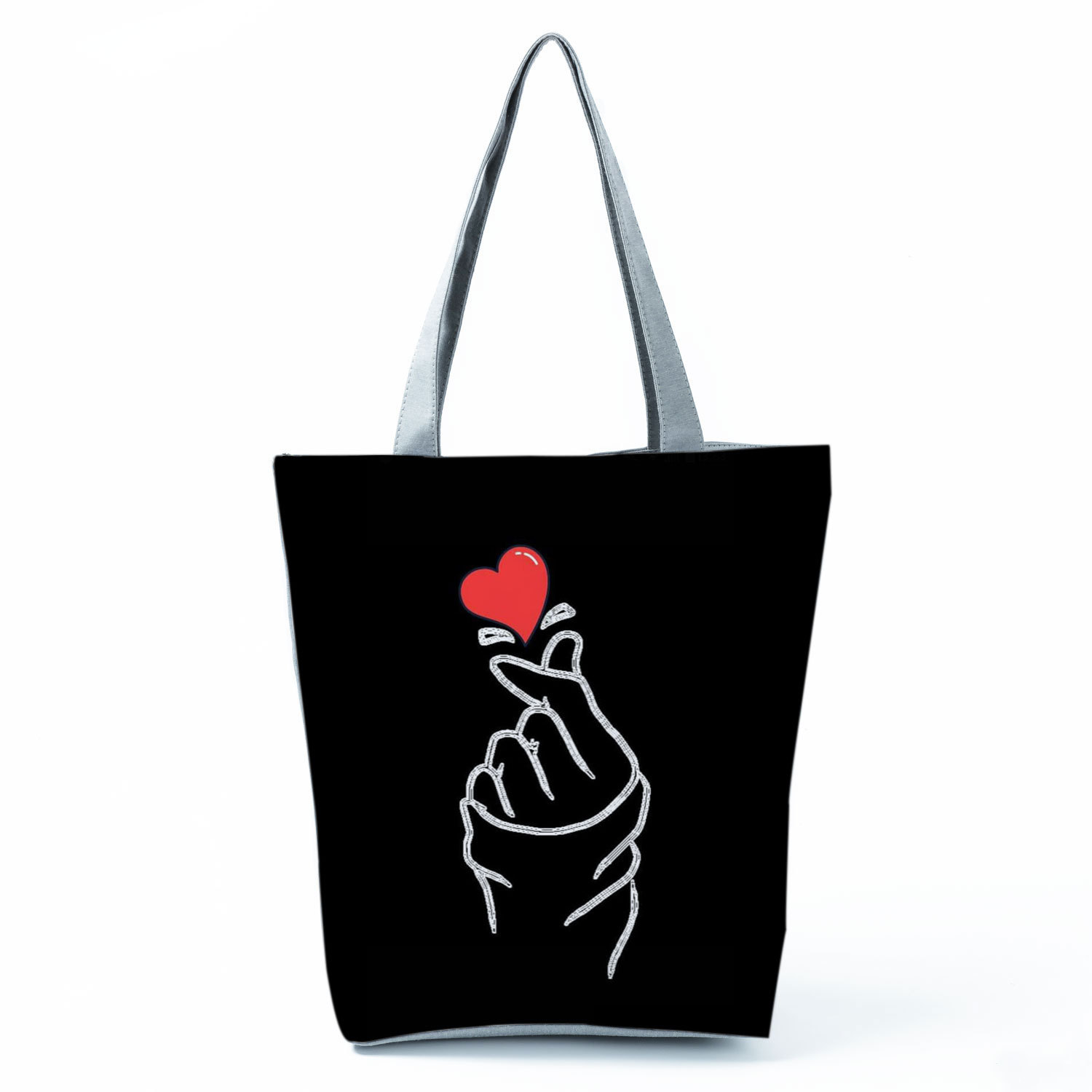 Title 10, Borsa a tracolla casual con stampa Rainbow Engl...