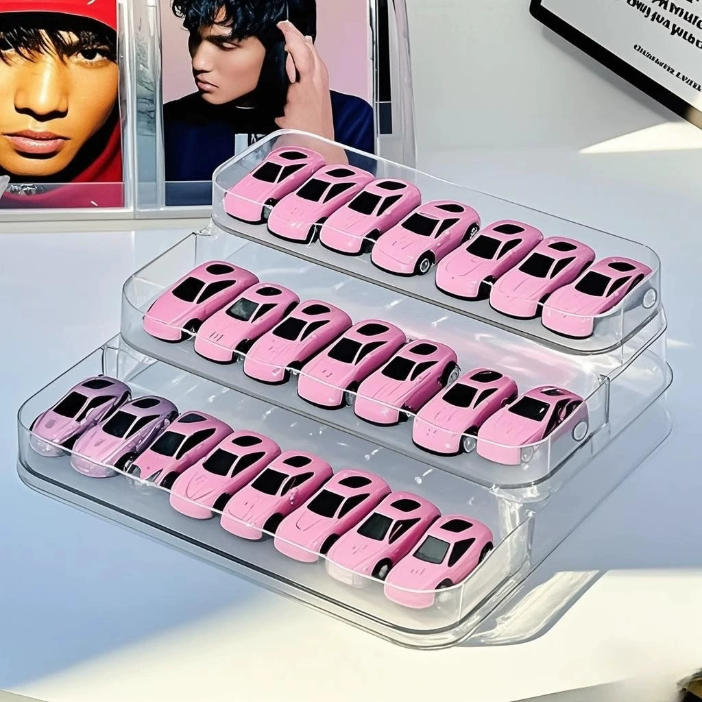 Аcrylic multilayer Hot Wheels, металлическая игрушечная машина, ящик для хранения, подставка, масштаб 1:64