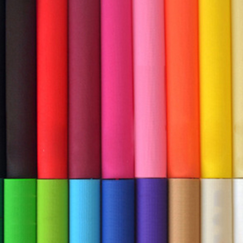 Multicolor spunbond PP no tejido colorido no tejido espesar bolsa de compras bolsa de mano embalaje decoración tela artesanal