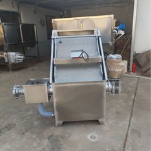 全自动上料斜筛式猪粪固液干湿分离机 斜筛800水泡粪干湿分离机