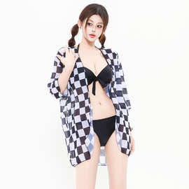2024比基尼泳衣女聚拢性感日韩新款韩国度假bikini沙滩泳装夏批发