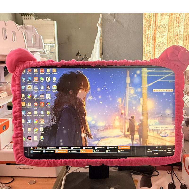 Cartoon Cute Computer Dust Cover Demonstration Cloth Dustproof Protective Cover Notebook 14-32inch Display Protective Cover Cartoon Cute Computer Dust Cover Demonstration Cloth Dustproof Protective Cover Notebook 14-32inch Display Protective Cover