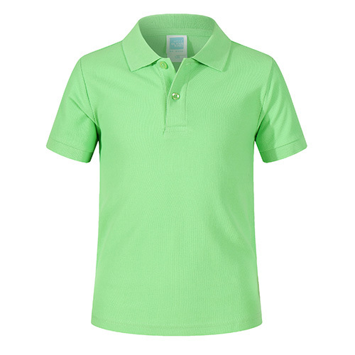 Guangzhou Cang Summer suelta color sólido rey 220g polo de manga corta de algodón puro ropa de trabajo personalizada para padres e hijos para hombres