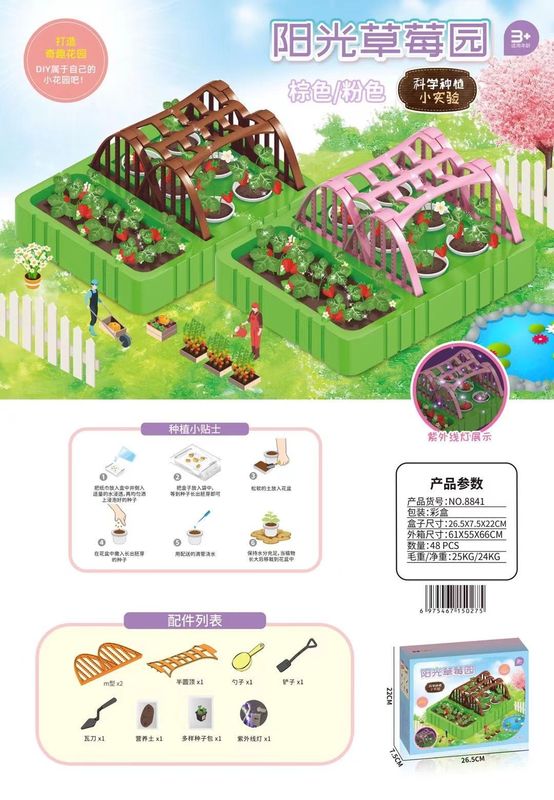 子供の科学と教育実験植物成長観察セットスペースサンシャインフラワーハウスプランテーションおもちゃ子供の日のギフト|undefined