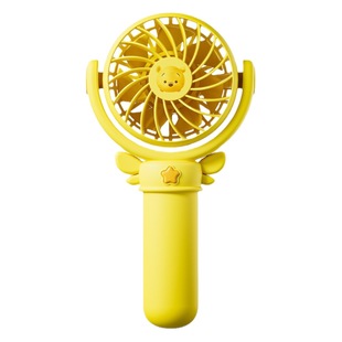 New Strawberry Bear Handheld Small Fan Wireless USB Charging Portable Long Life Desktop Outdoor Student