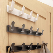源头工厂门后挂钩挂衣架墙上壁挂免打孔挂衣钩进门玄关排钩衣帽钩